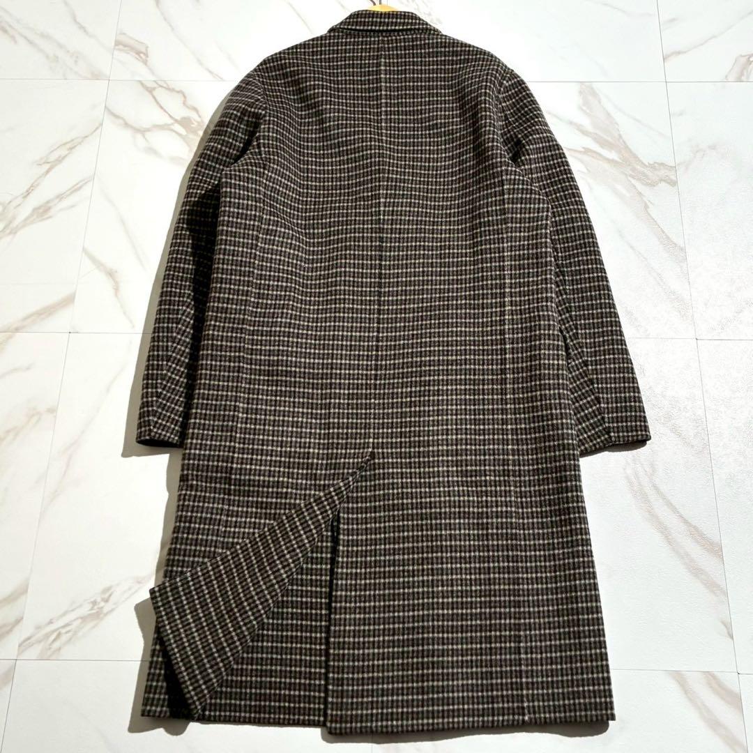 極美品 22AW セオリー カシミヤ混 ダブルチェスターコート ダブルフェイス