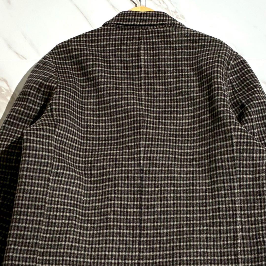 極美品 22AW セオリー カシミヤ混 ダブルチェスターコート ダブルフェイス