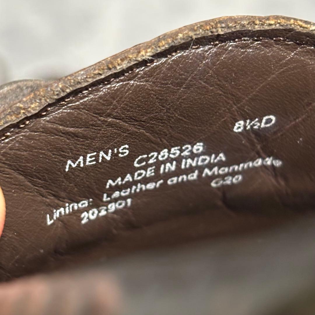 極美品　コールハーン　ドライビングシューズ クロコ型押し　ブラウン　1997