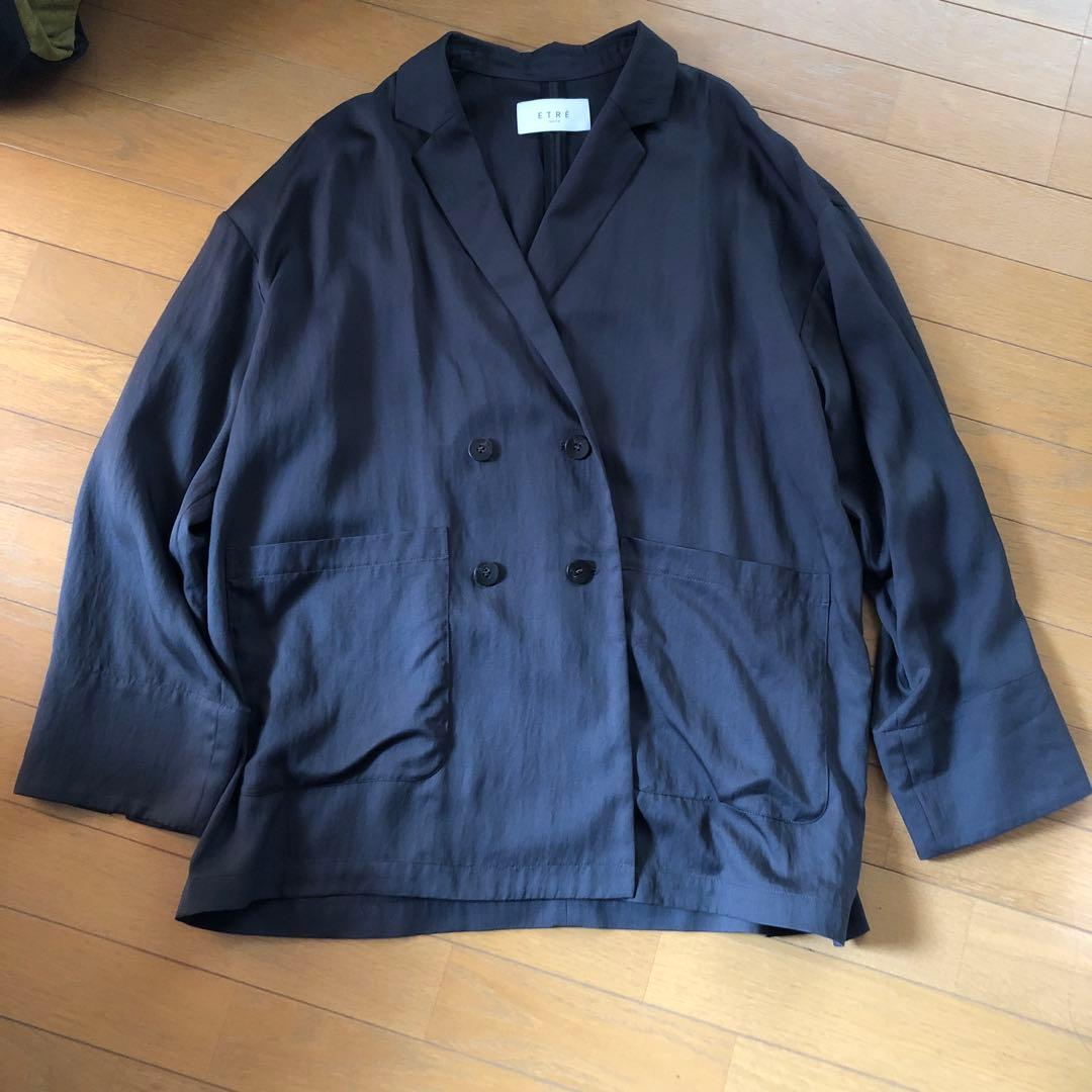完売・新品・未使用【ETRE TOKYO】ダブルブレストエアリージャケットS