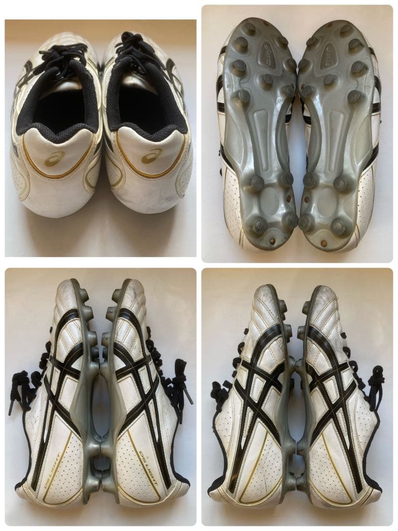 アディダス・アシックス・ナイキ サッカーシューズ 3足セット 25.5cm