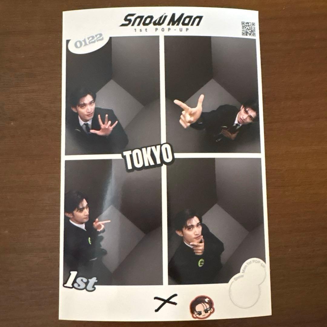 Man プリクラ　向井康二　ポップアップ　東京限定