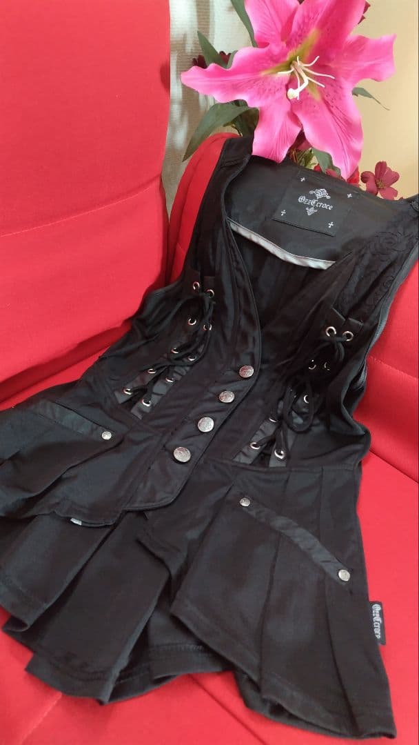 Ozz Croce ベスト 編み上げ レース 匿名配送