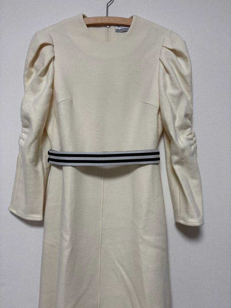 BORDERS at BALCOLONY パフスリーブワンピース 36