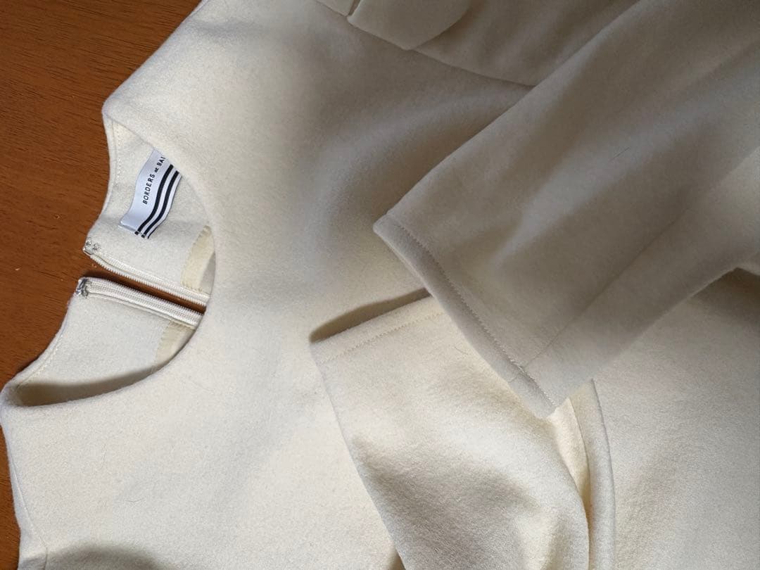 BORDERS at BALCOLONY パフスリーブワンピース 36