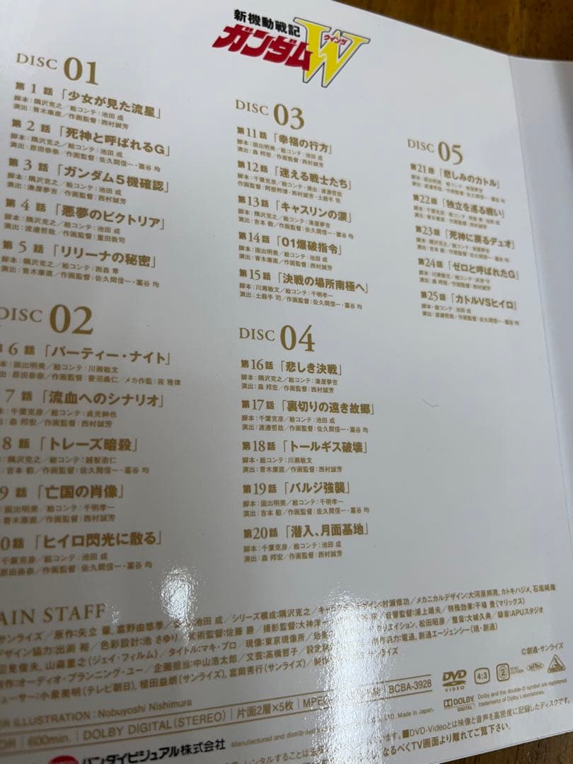 新機動戦記ガンダムW(ウイング) DVD-BOX〈初回限定生産・10枚組〉