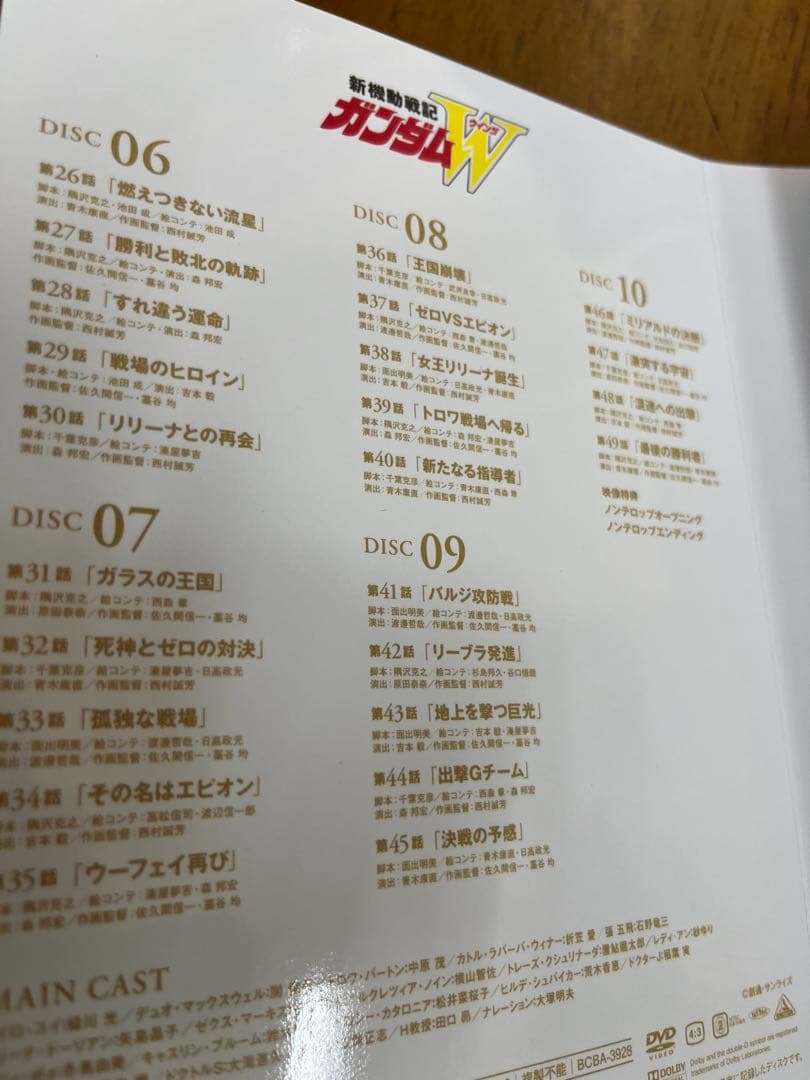 新機動戦記ガンダムW(ウイング) DVD-BOX〈初回限定生産・10枚組〉