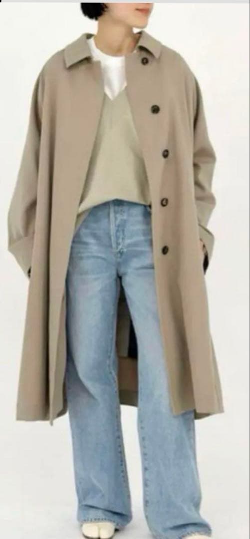 【未使用】APストゥディオギャバジンステンカラーコート　ドゥーズィエムクラス