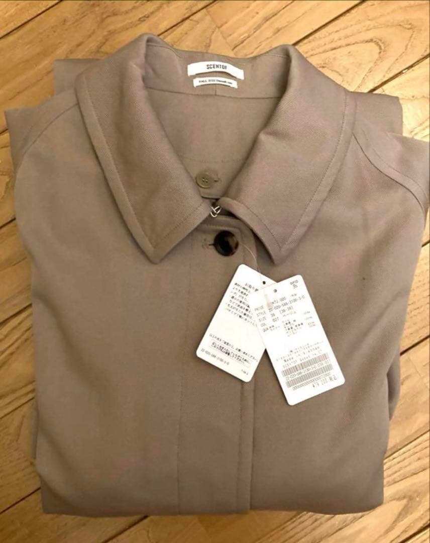 【未使用】APストゥディオギャバジンステンカラーコート　ドゥーズィエムクラス