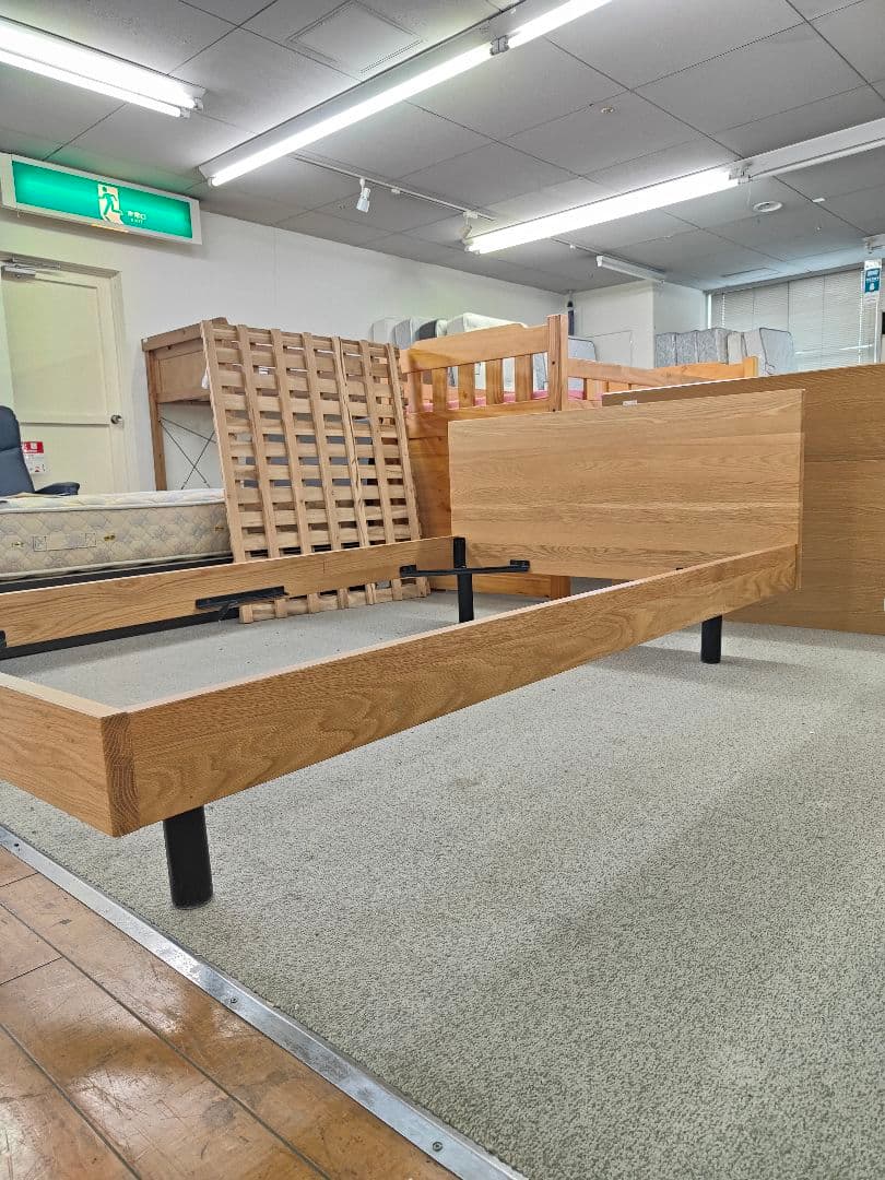 MUJI 無印良品 良品計画 セミダブルサイズ ベッドルーム オーク材