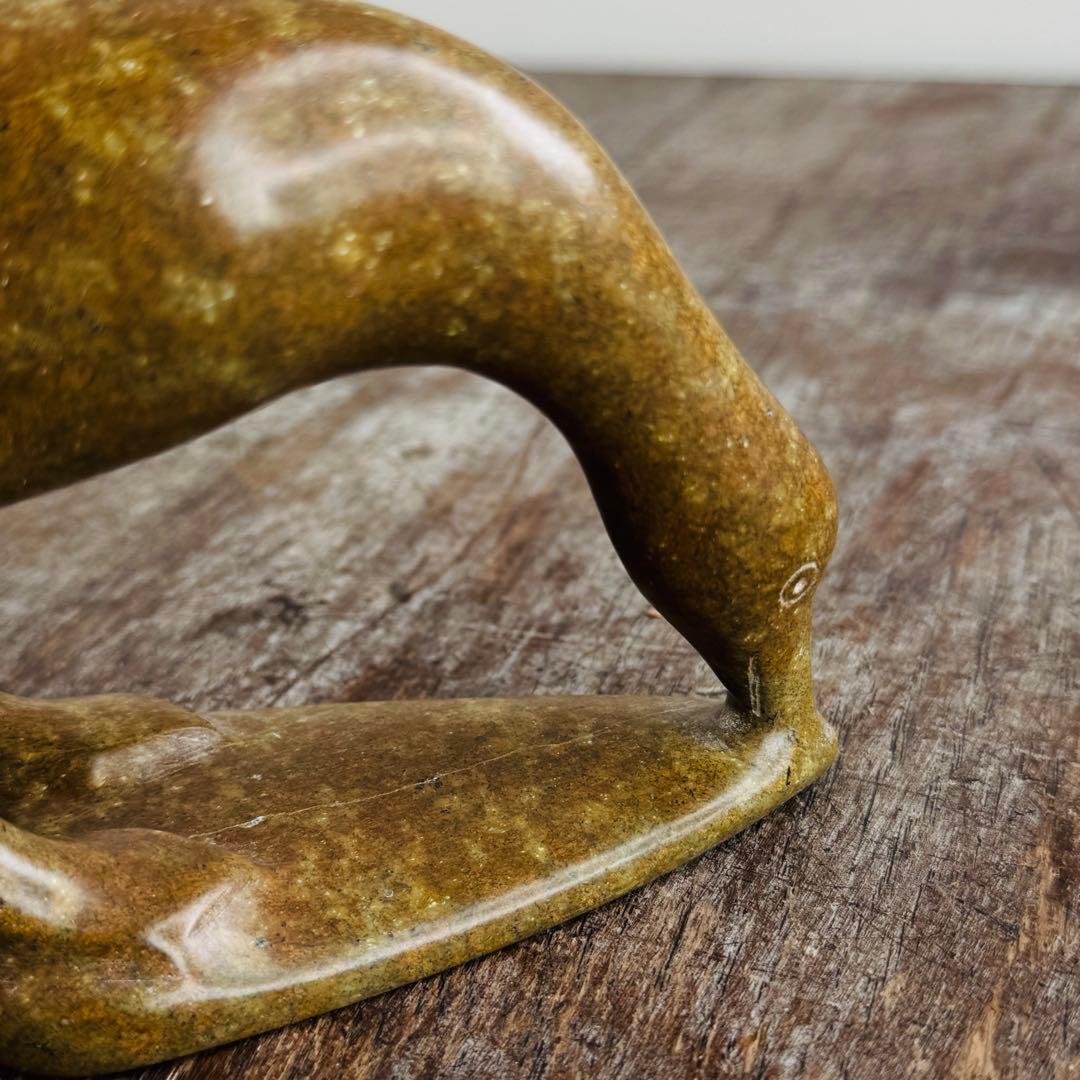 イヌイットアート 彫刻作品｜Enooky Oqutak｜カナダ・ケープドーセット