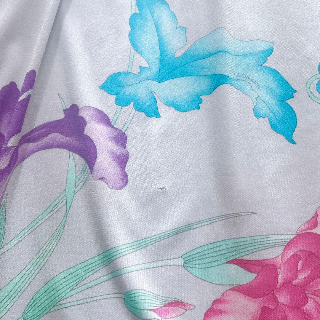 近年 LEONARD レオナール チュニック カットソー　トリム カンカン 44