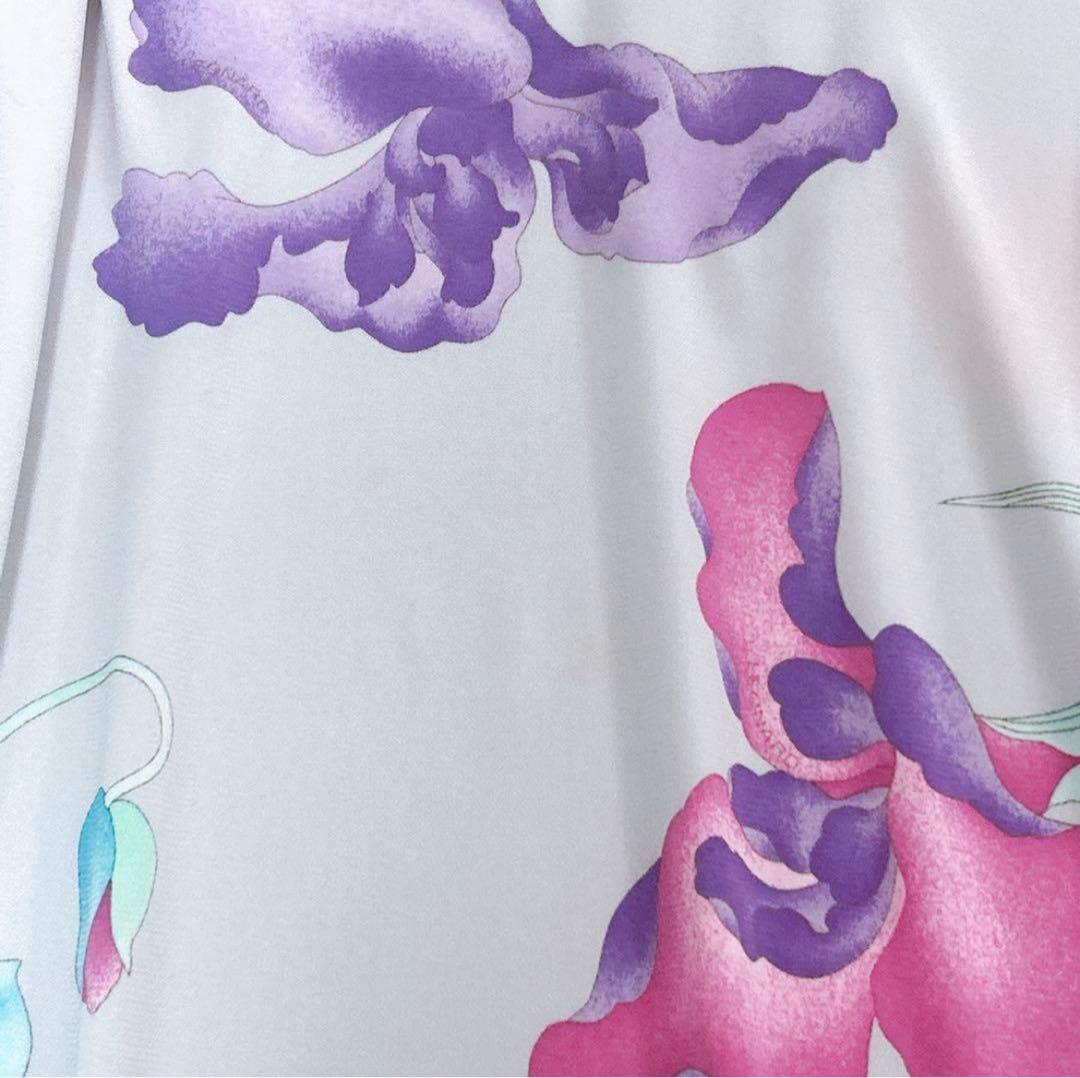 近年 LEONARD レオナール チュニック カットソー　トリム カンカン 44