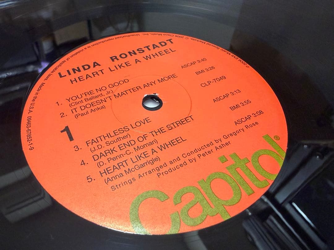 洋楽 Cisco Linda Ronstadt Heart Like A Wheel