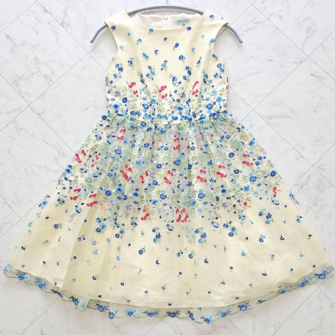 TOCCA バンビーニ フラワーフィールド ワンピース ドレス 140cm