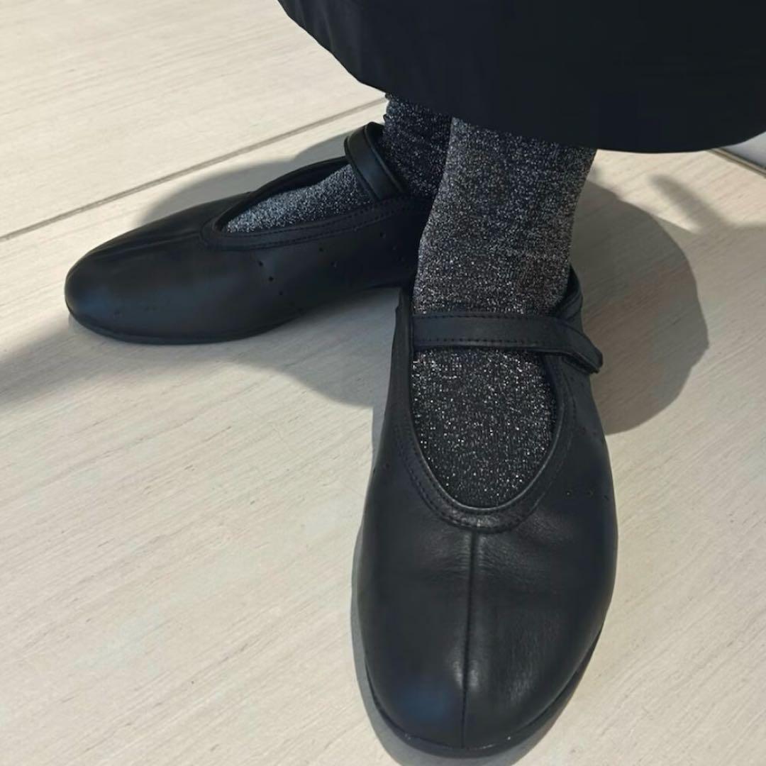 靴 adidas STAN SMITH LO BALLET BLACK 25cm