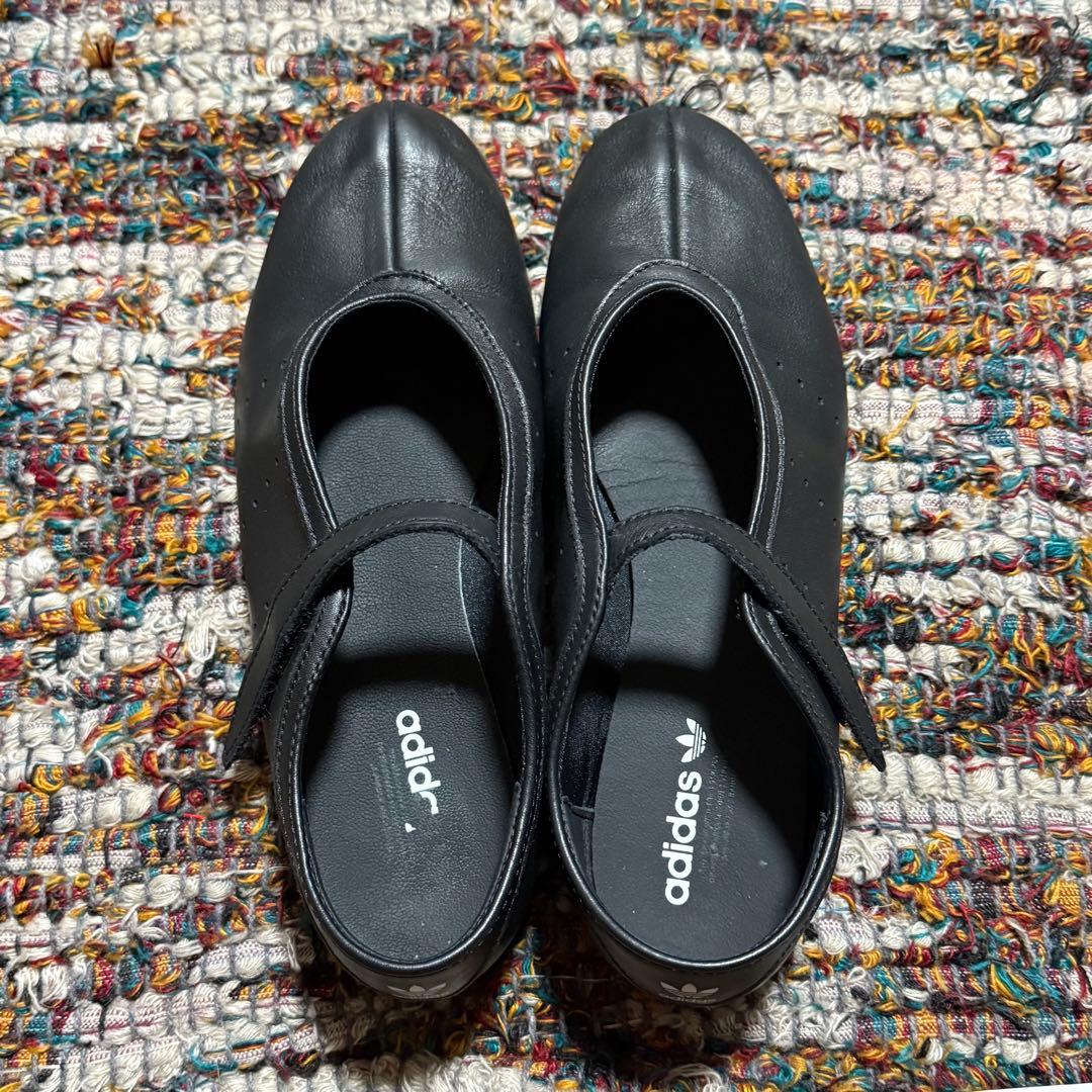 靴 adidas STAN SMITH LO BALLET BLACK 25cm