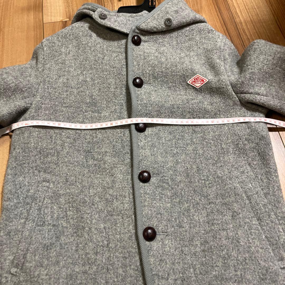 DANTON ダントン　フード付きグレーコート