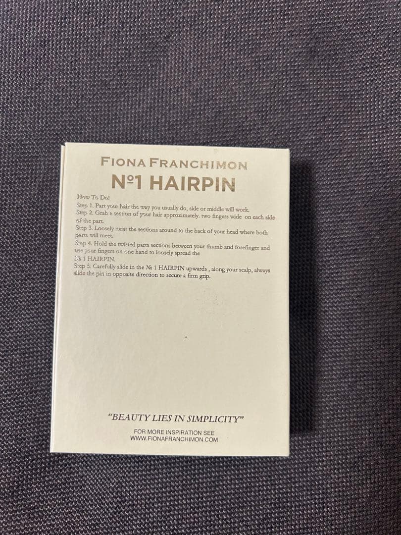 Fiona Franchimon N°1 HAIRPIN 3本セット