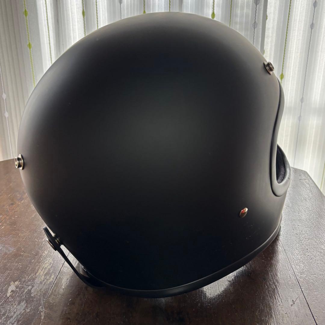 リード工業 RUDE マットブラック ミラーゴーグル フルフェイス ヘルメット