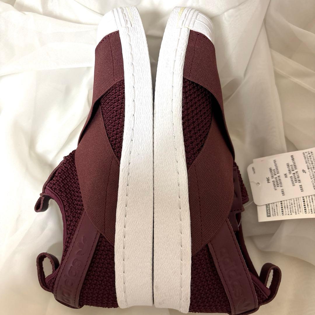 新品タグ付き！24.5センチadidas SS Slip OnWバーガンディ
