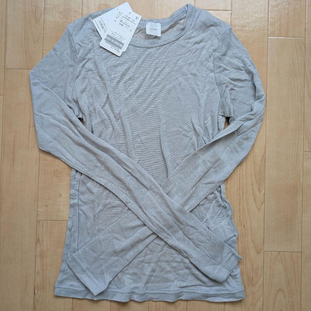 IENA リヨセルカシミヤロングTシャツ 新品タグ付