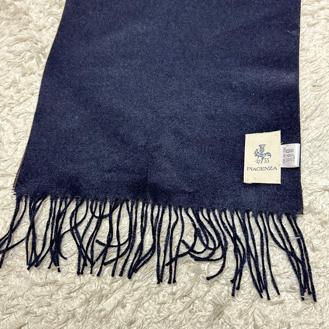 【新品同様】PIACENZA ピアチェンツァ マフラー カシミヤ シルク