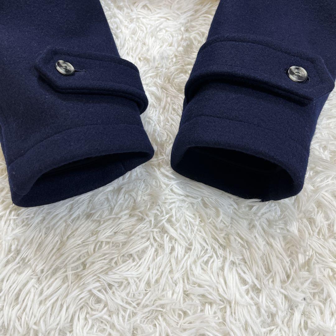 VANジャケット　ダッフルコート　ネイビー　M ヴィンテージ　ウール100%