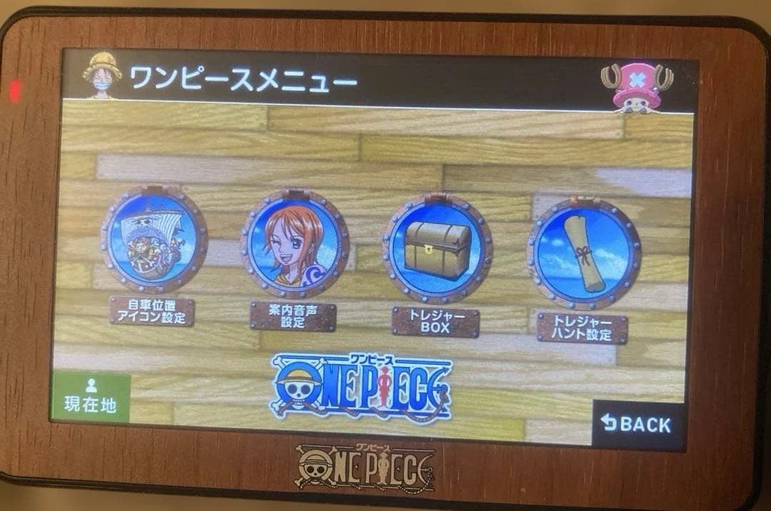 ワンピース トレジャーハンティング ポータブルナビCN-500TOP 難あり