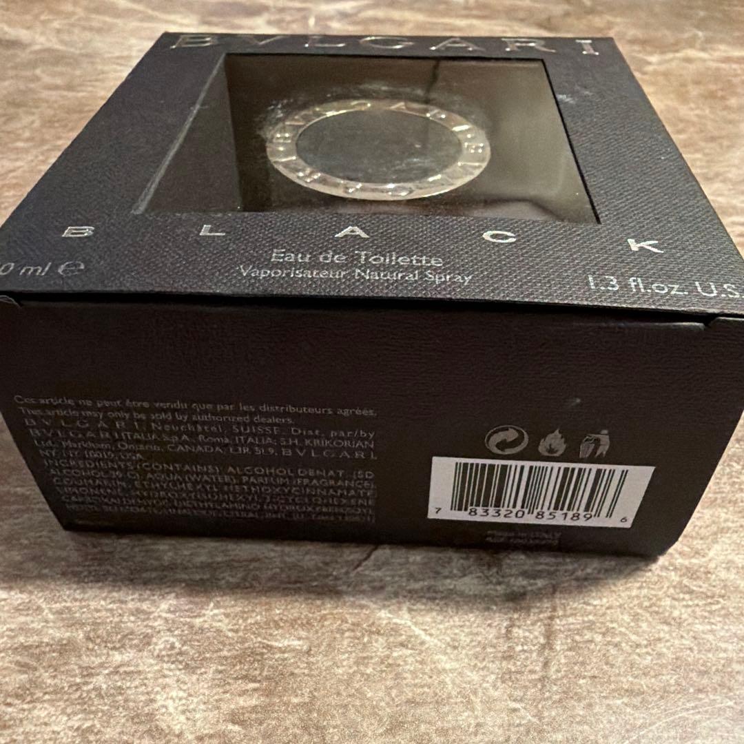 【新品・国内正規品】ブルガリ ブラック オードトワレ 40mL