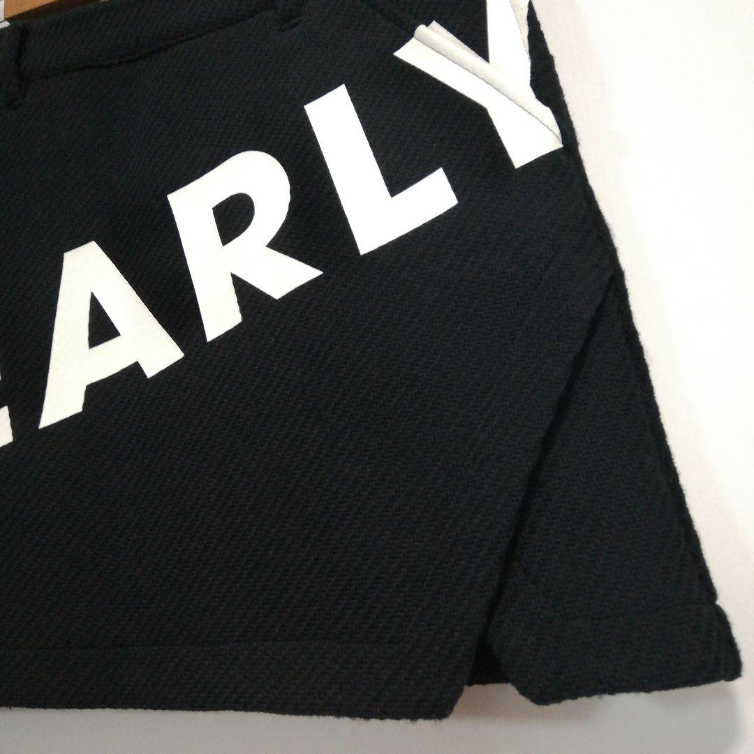 PEARLY GATES ゴルフウェア スカート ビッグロゴ 黒 パーリーゲイツ