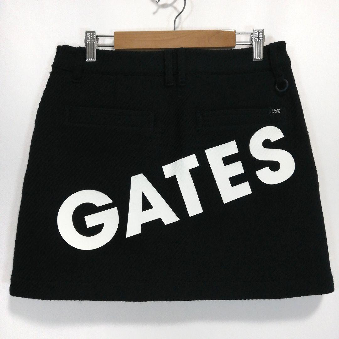 PEARLY GATES ゴルフウェア スカート ビッグロゴ 黒 パーリーゲイツ