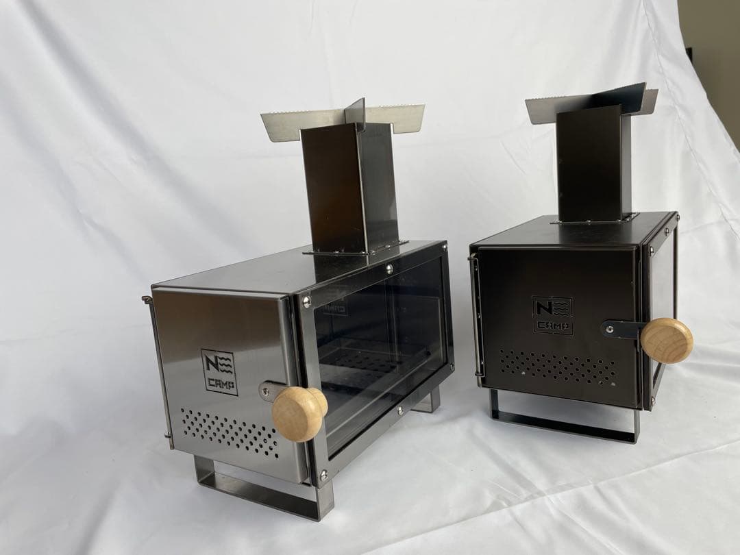 ミニ薪ストーブ ステンレス製 収納バッグ付き コンパクト