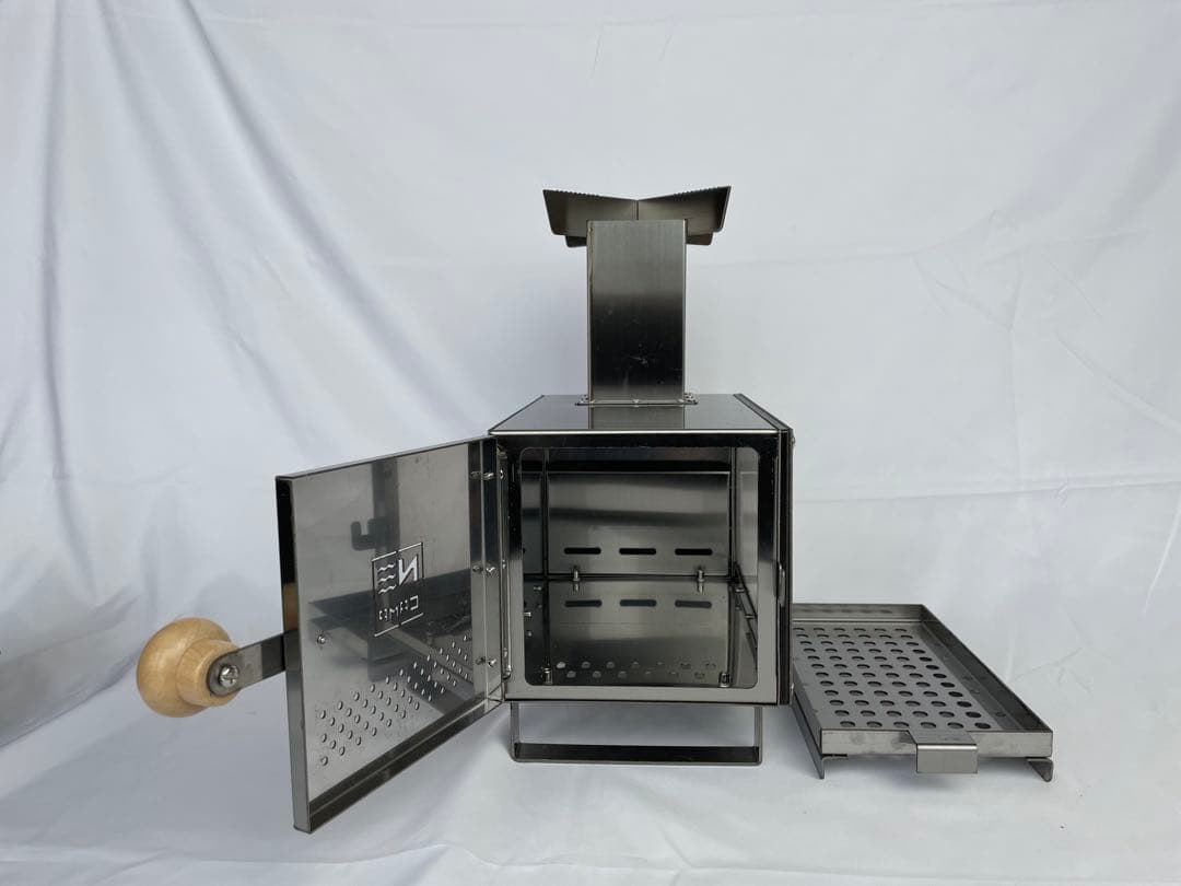 ミニ薪ストーブ ステンレス製 収納バッグ付き コンパクト