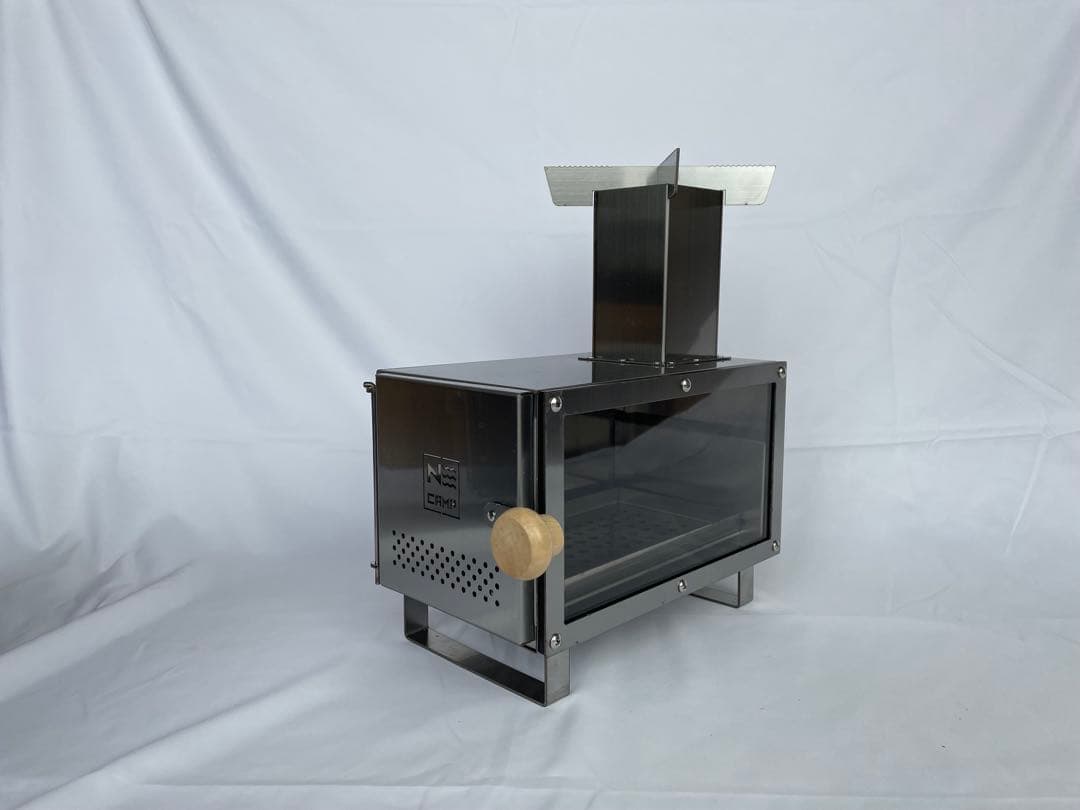 ミニ薪ストーブ ステンレス製 収納バッグ付き コンパクト