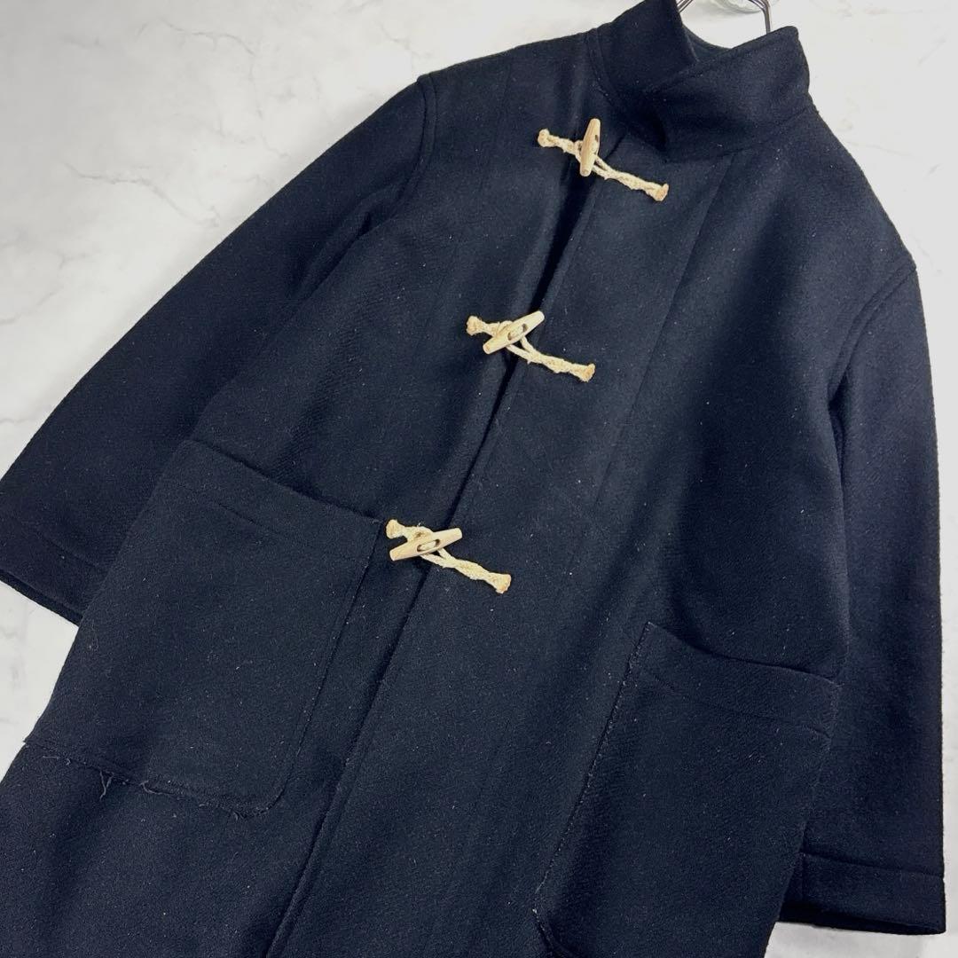 MHL. ダッフルコート スタンドカラー マーガレットハウエル ネイビー