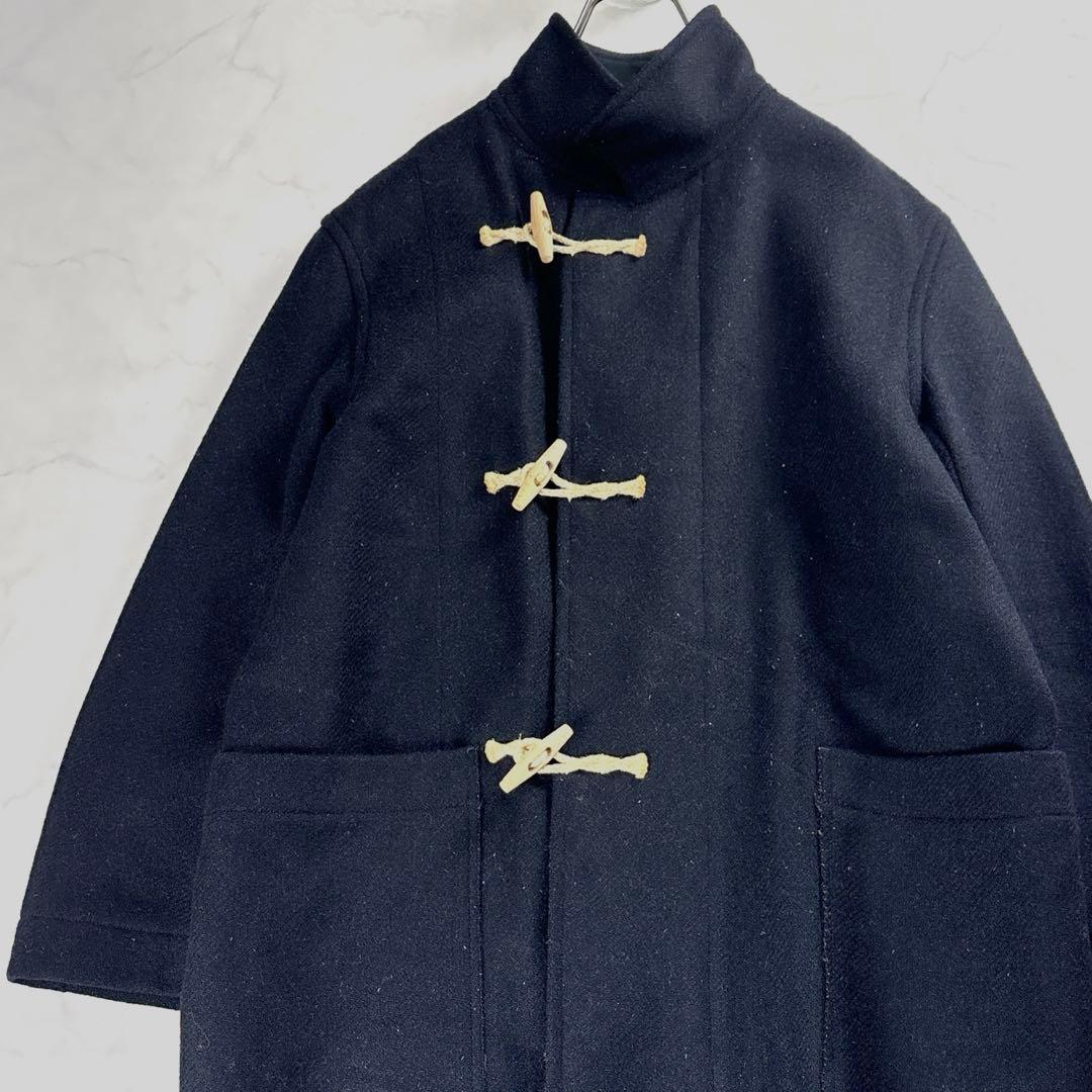 MHL. ダッフルコート スタンドカラー マーガレットハウエル ネイビー