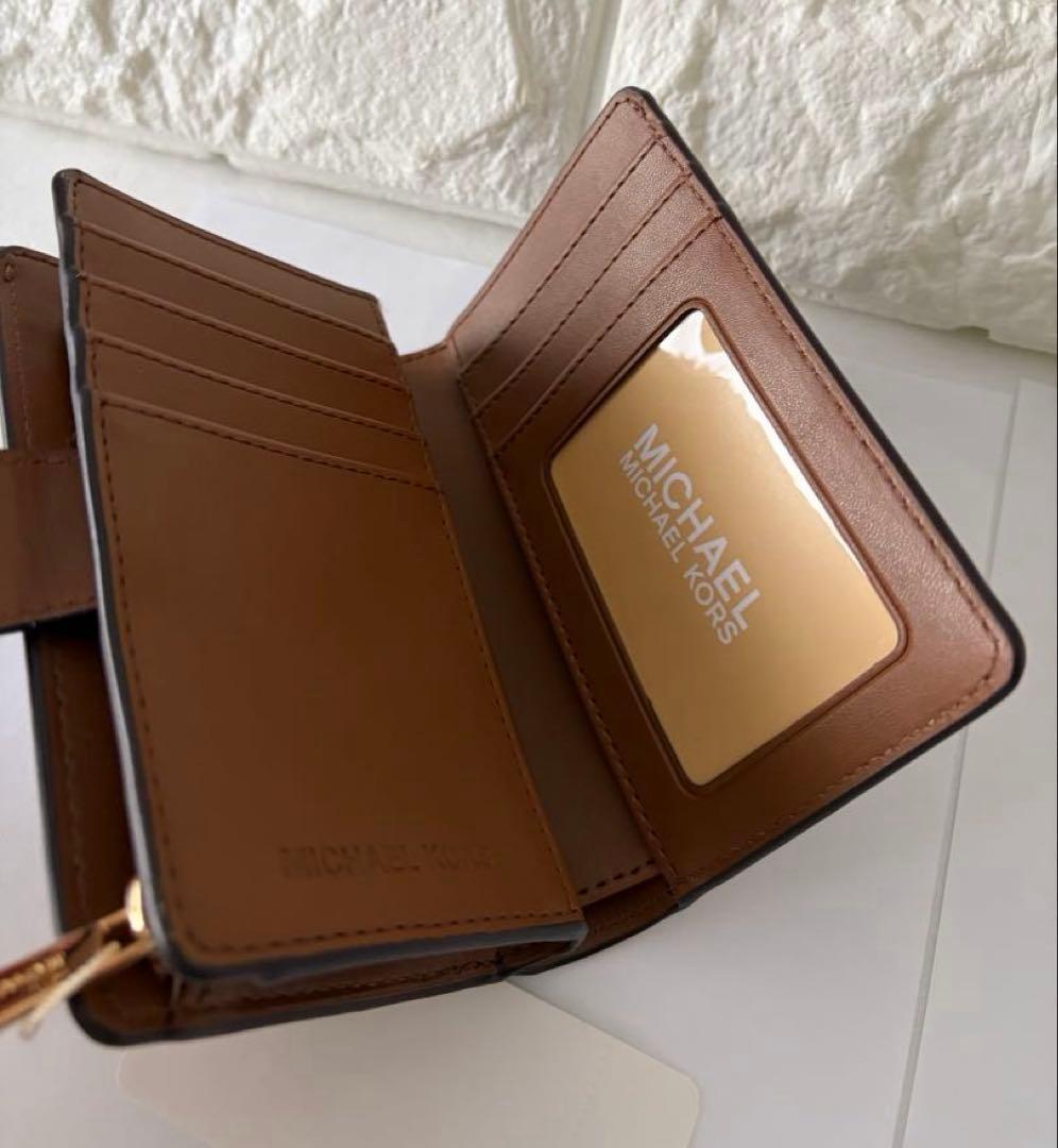未使用 ⭐️ MICHAEL KORS マイケルコース 二つ折り財布 ブラウン