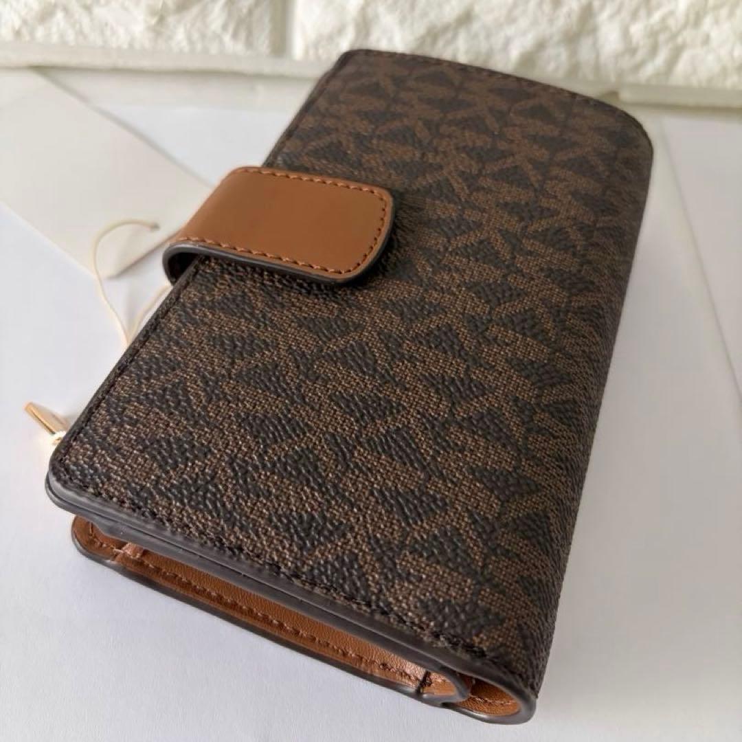 未使用 ⭐️ MICHAEL KORS マイケルコース 二つ折り財布 ブラウン