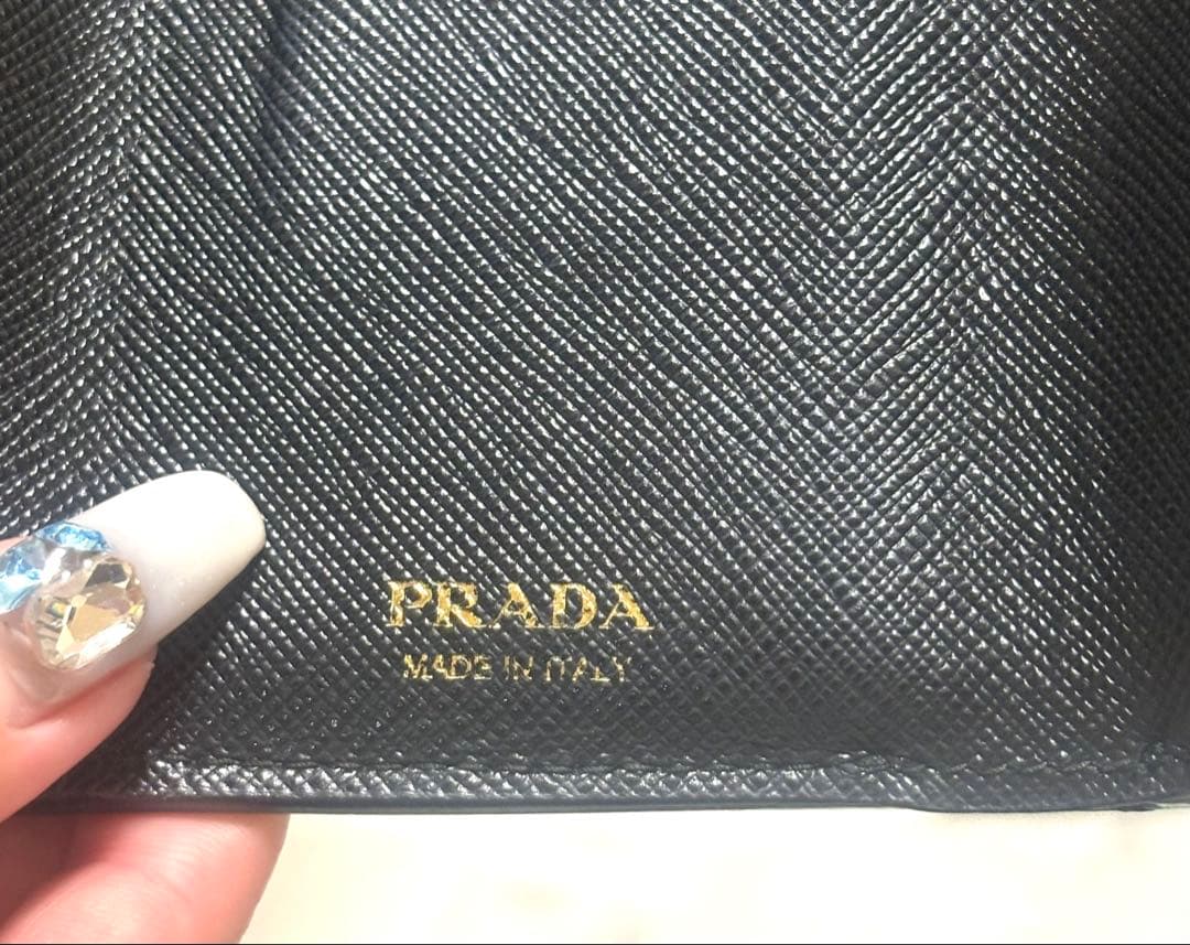 a*☆様 PRADA プラダ ♡ 三つ折り財布 1MH021 ブラック　黒