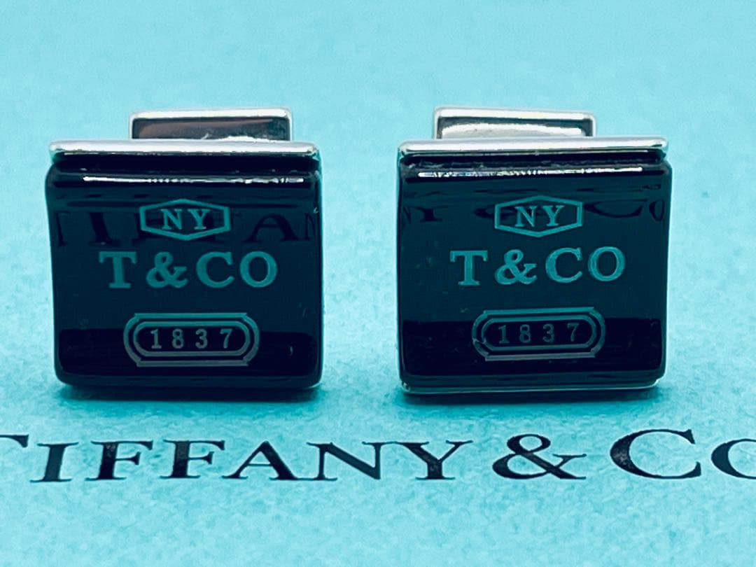 h661 美品　超希少　ティファニー　1837 カフス　カフリンクス