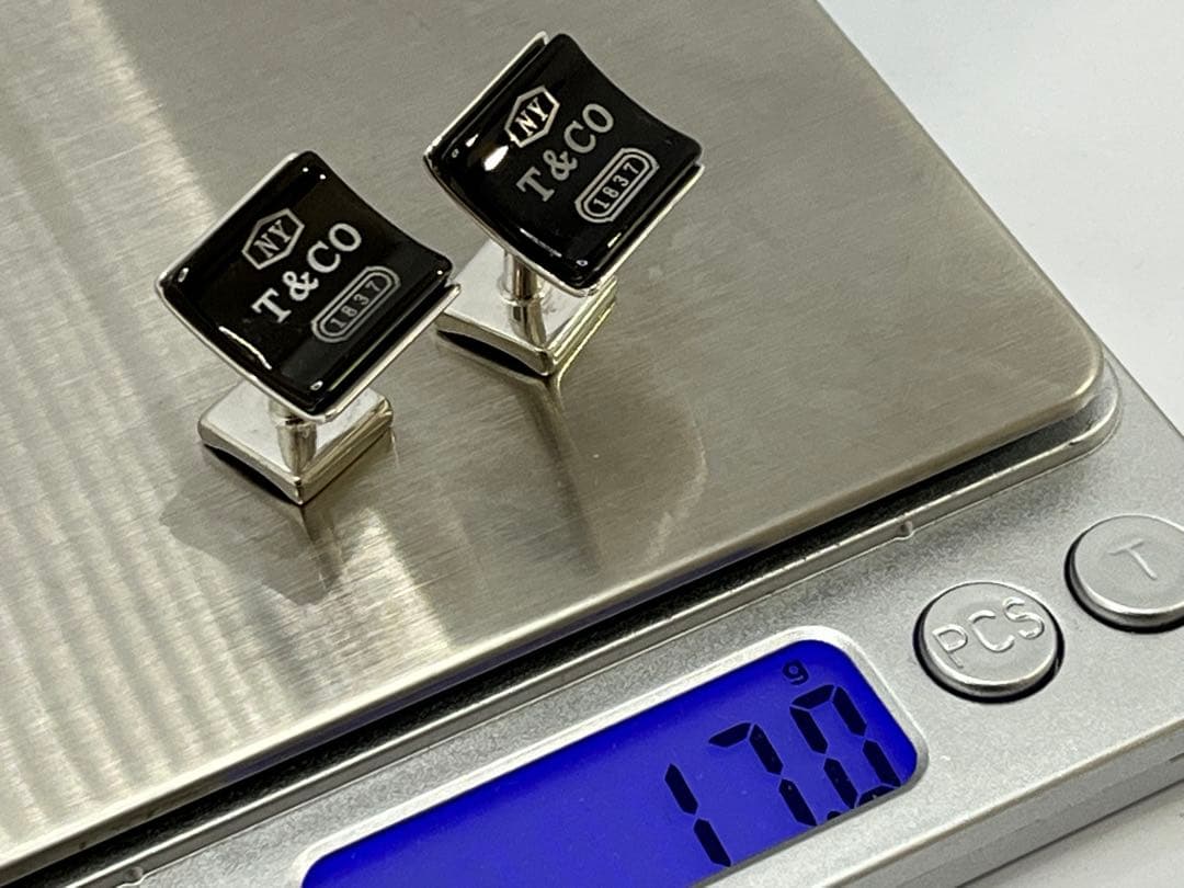 h661 美品　超希少　ティファニー　1837 カフス　カフリンクス