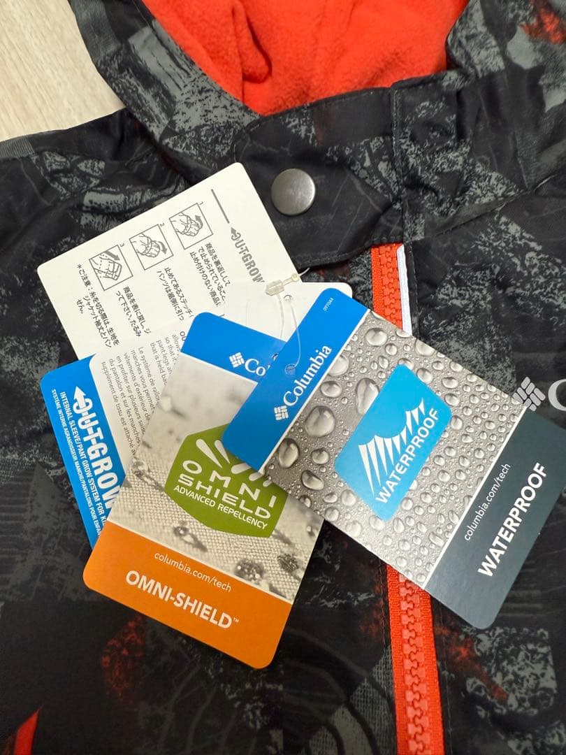 Columbia スキーウェア　XS 120㎝　黒系