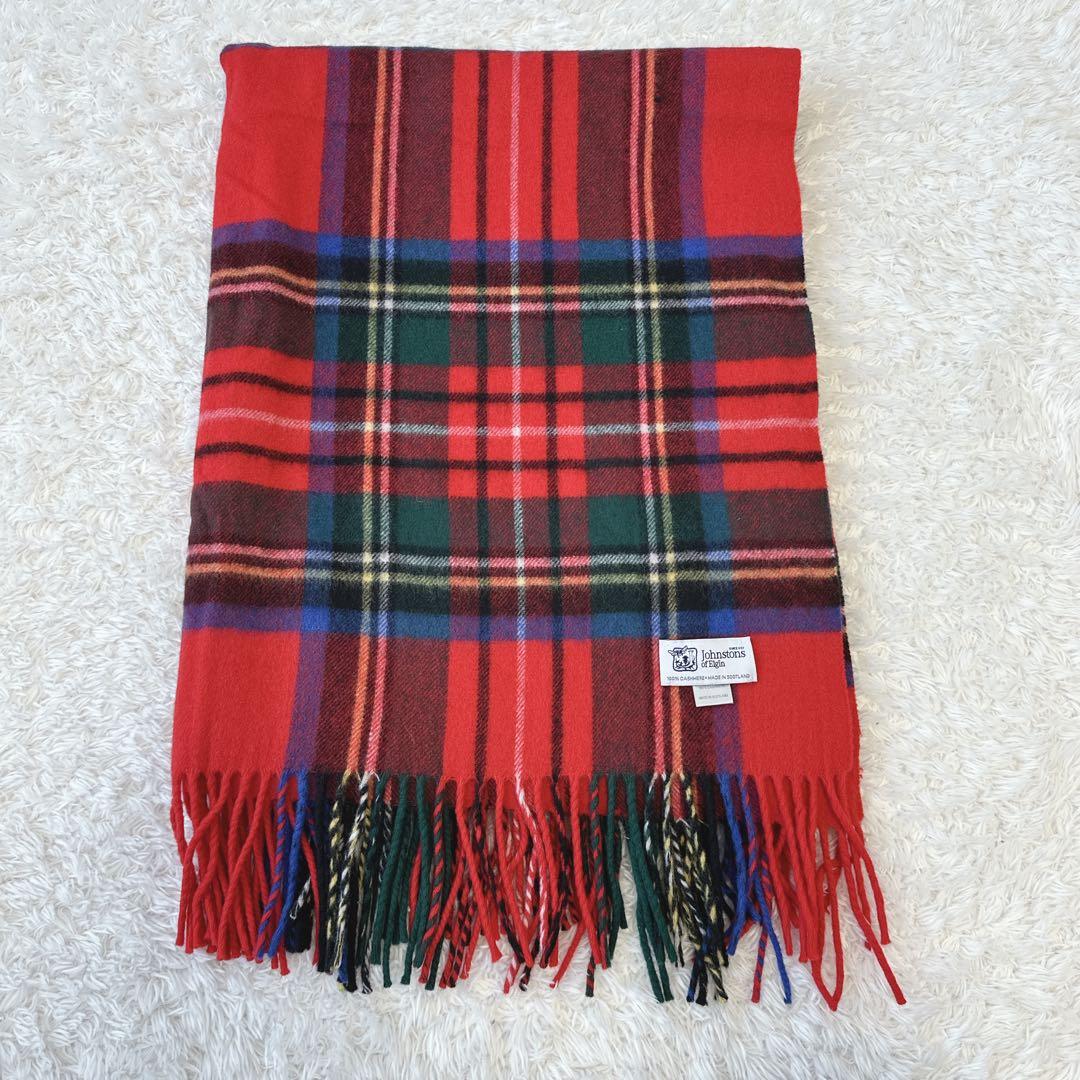 【美品】Johnston’s Of Elgin ジョンストンズ カシミヤ100