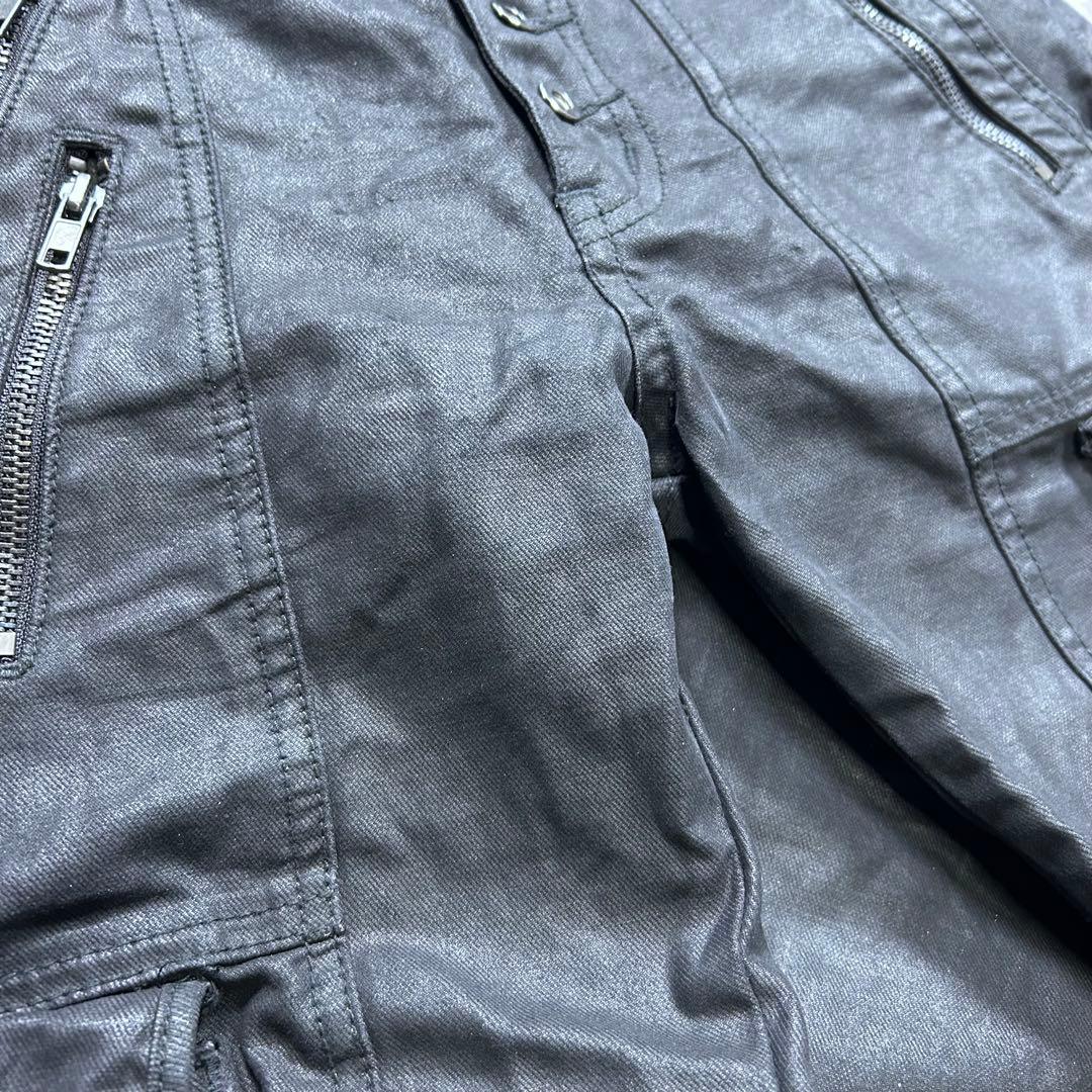 希少【トルネードマート】コーティング ギミックカーゴパンツ/Y2K/opium◎