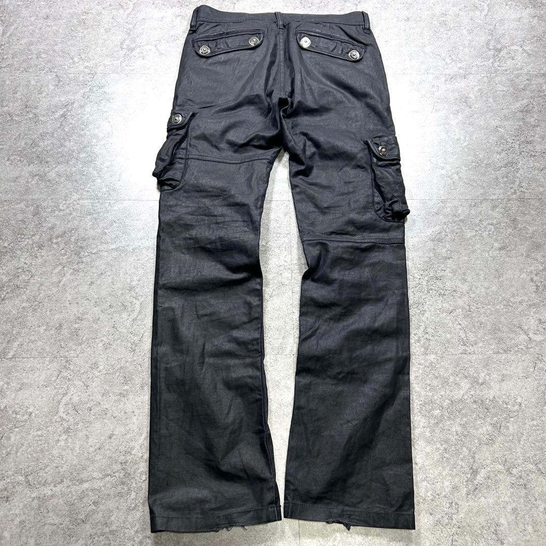希少【トルネードマート】コーティング ギミックカーゴパンツ/Y2K/opium◎