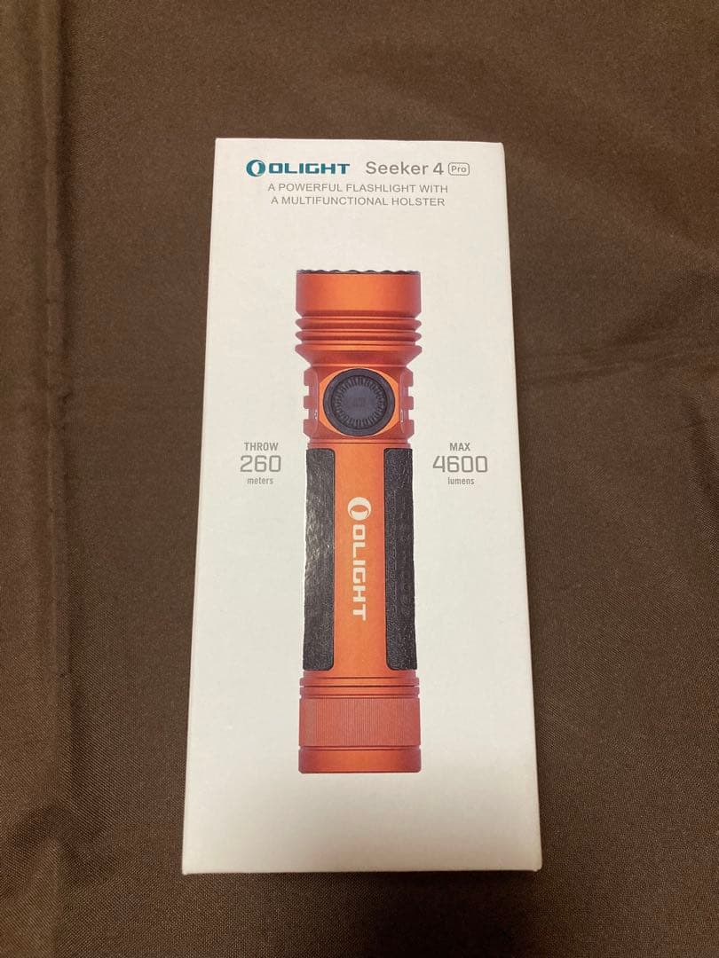 Olight Seeker4pro 4600ルーメン 別売り購入の付属品つき