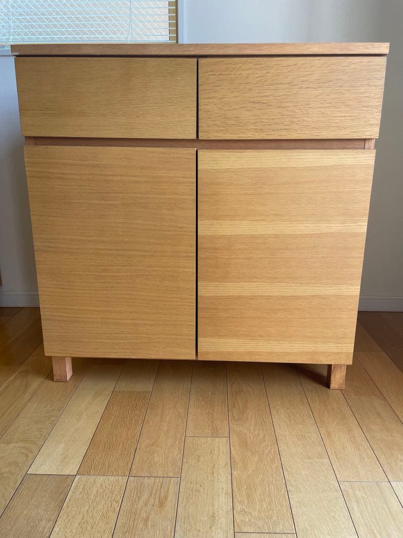 無印良品　オーク材キャビネット　　2