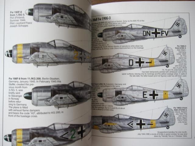 洋書 Focke Wulf FW 190: From 1940-1945