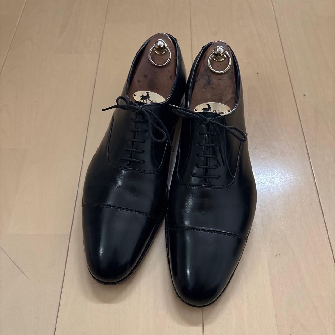 706.CROCKETT&JONES LONSDALE ストレートチップ 9E